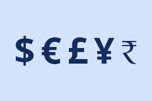 Symboly měn 